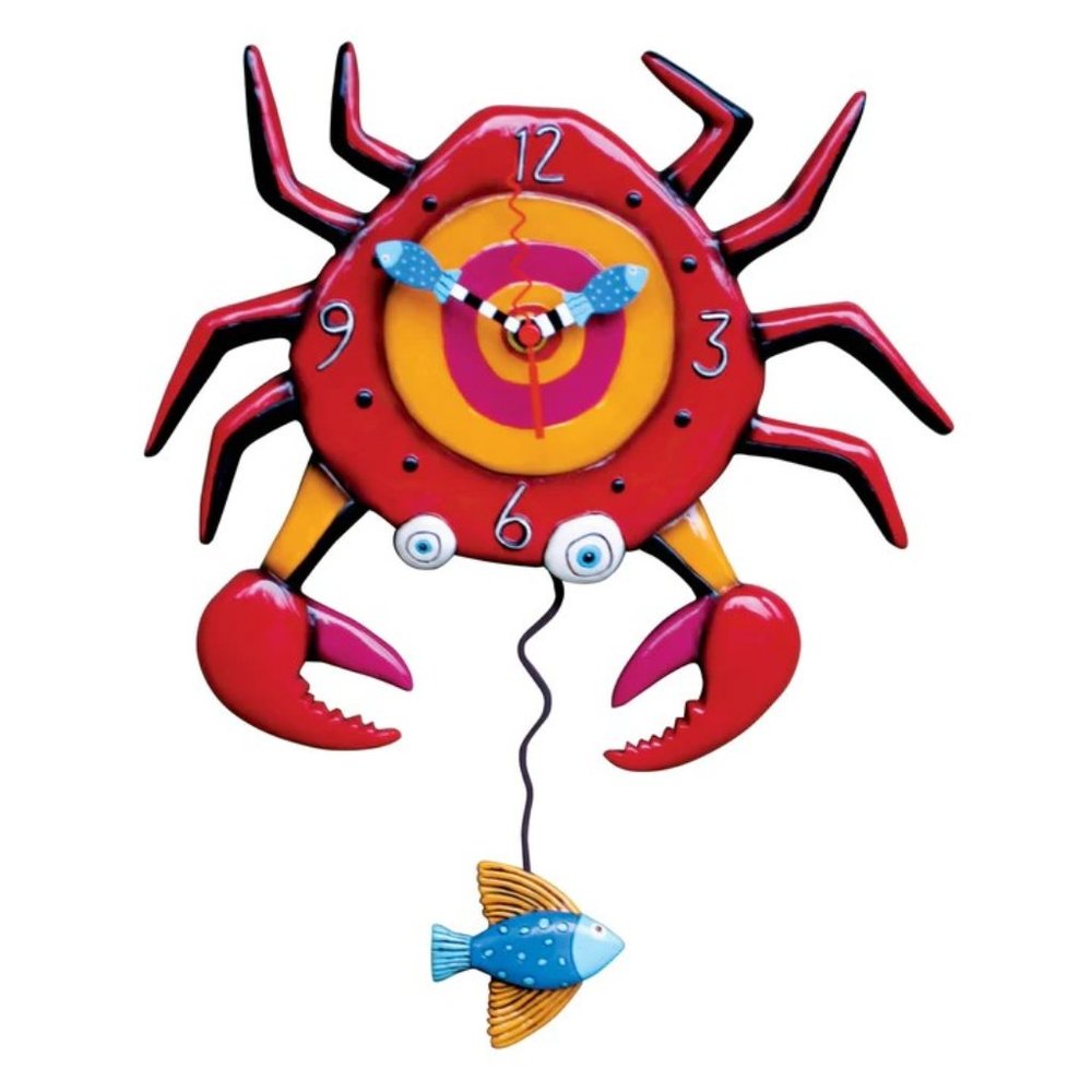 NIB Crabby Clock